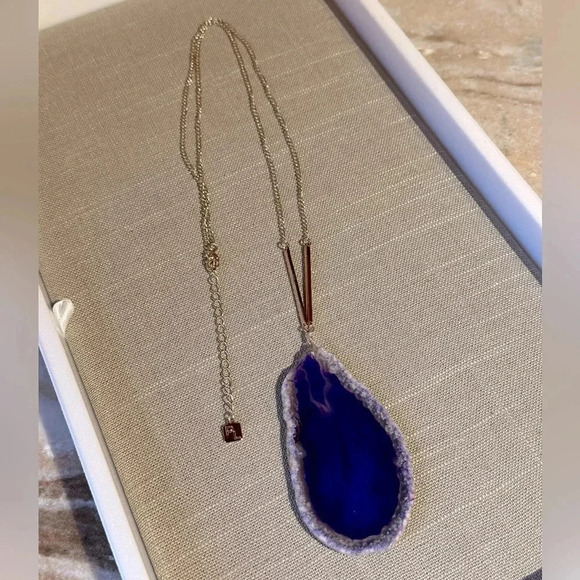 Genuine Amethyst Slice Necklace Meadow by Park Lane Jewelry - Picture 5 of 5